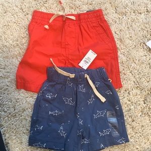 NWT Baby Gap Shorts Blue and white and orange/red 18/24M